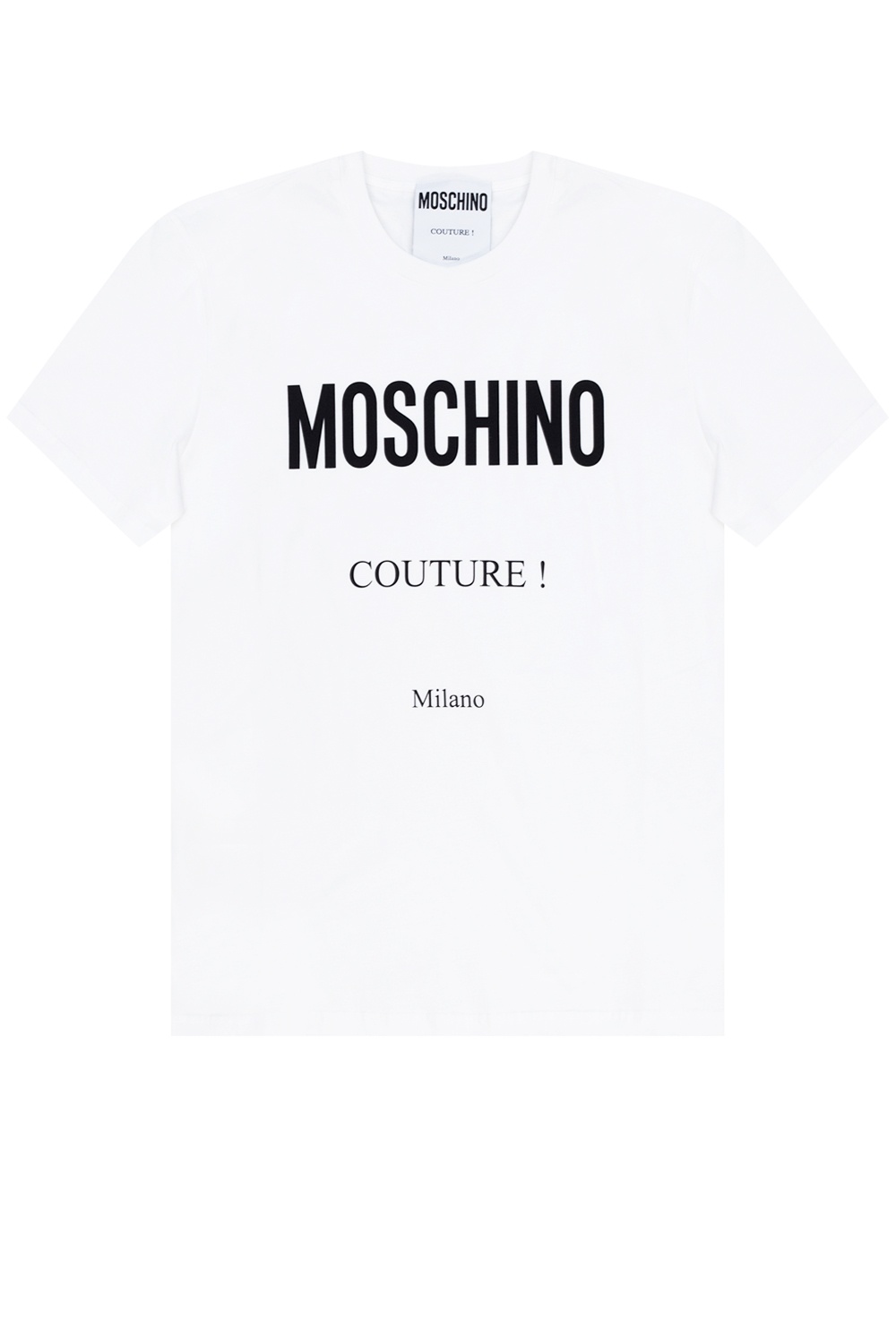 shirt Men s Clothing Moschino Logo T IetpShops ribbed